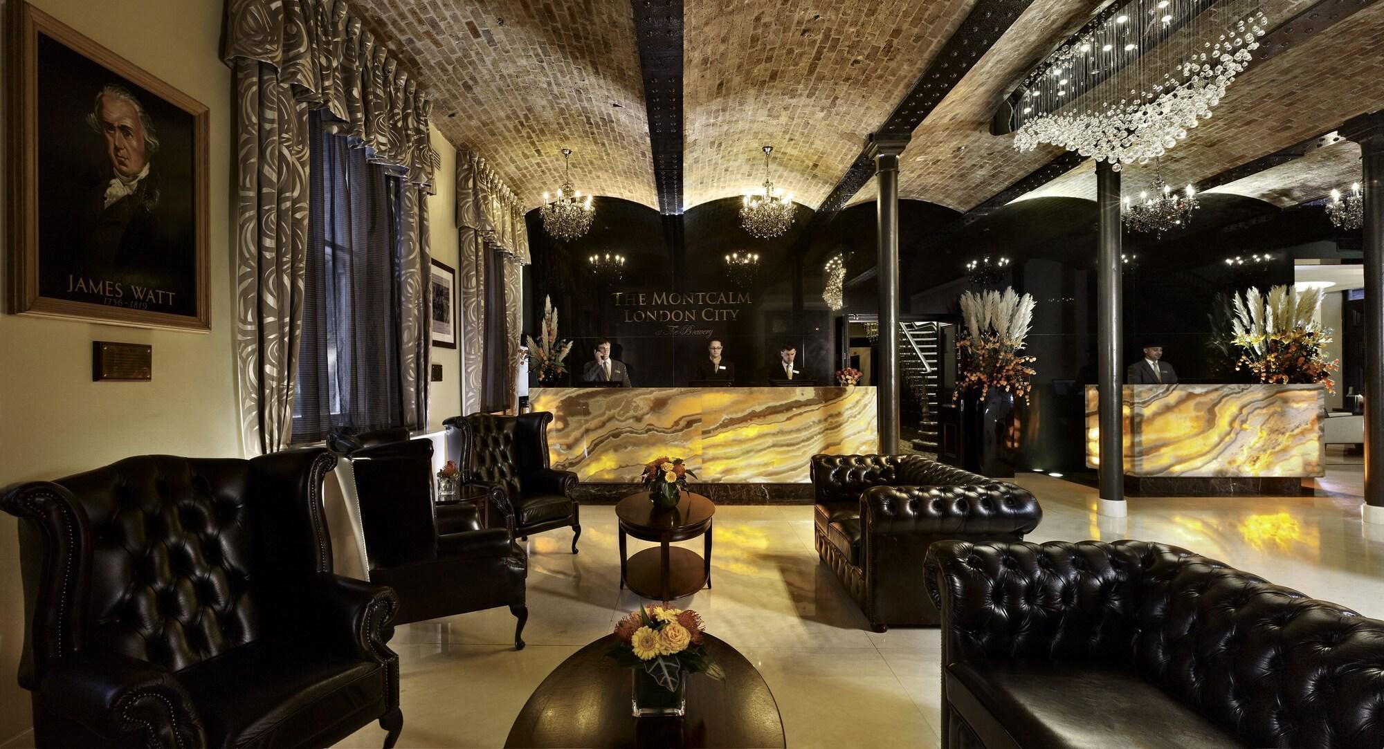 فندق ذا مونتكالم آت بريويري لندن سيتي المظهر الخارجي الصورة The Hotel's lobby